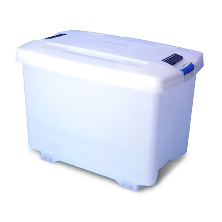 Araven FOOD BOX LARGE W/LID, STACKABLE W/WHEELS, 23.8GAL 01890